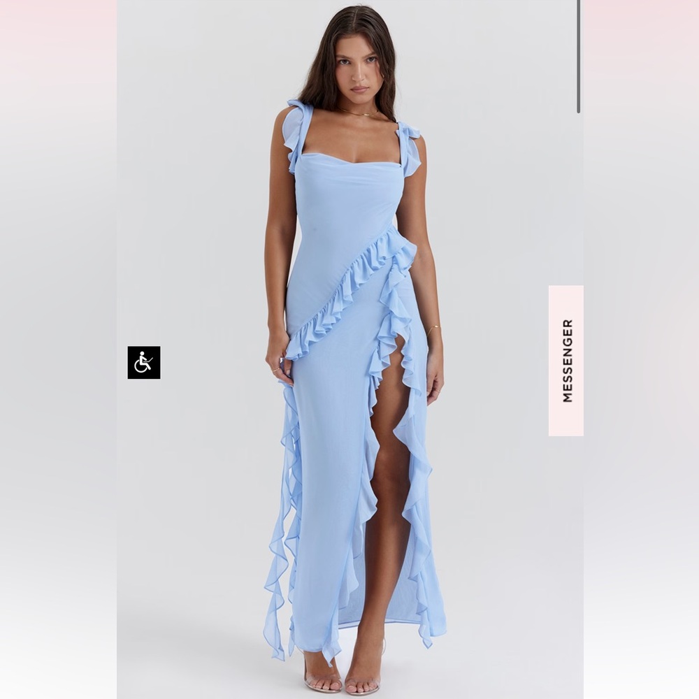 House of CB Ariela Dress in Blue